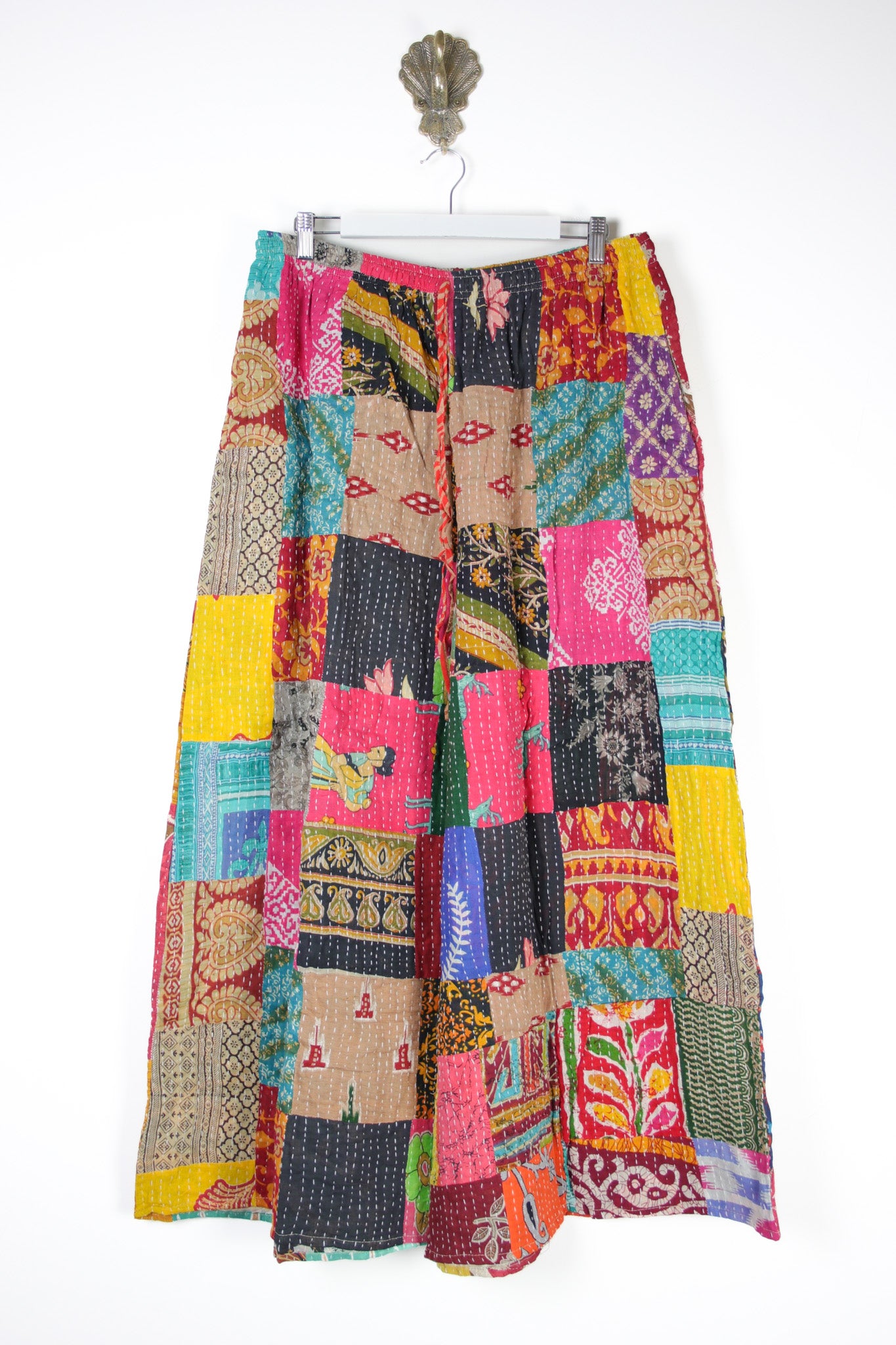 Patchwork Palazzo Pants 2XL (14671)