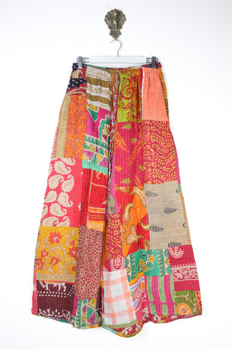 Patchwork Palazzo Pants M (14694)