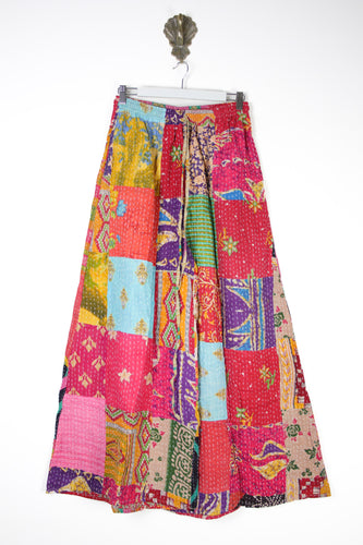 Patchwork Palazzo Pants S (14702)