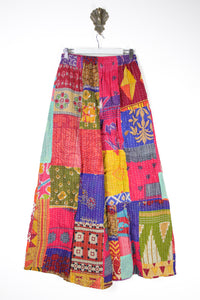 Patchwork Palazzo Pants S (14703)