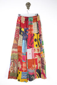 Patchwork Palazzo Pants S (14711)