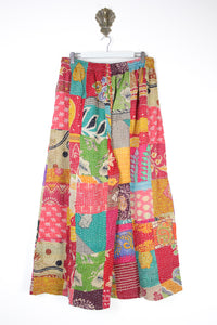 Patchwork Palazzo Pants XL (14673)