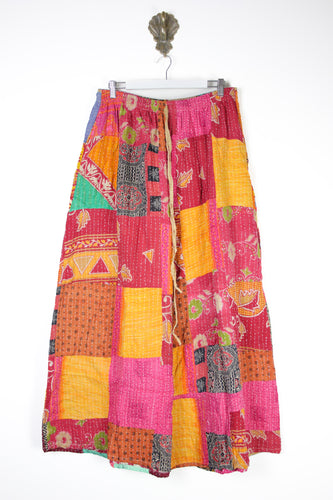 Patchwork Palazzo Pants XL (14674)