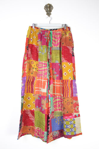 Patchwork Palazzo Pants XL (14675)