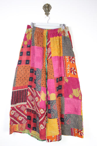 Patchwork Palazzo Pants XL (14678)