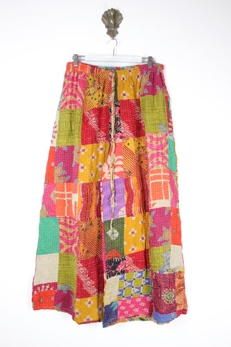 Patchwork Palazzo Pants XL (14679)