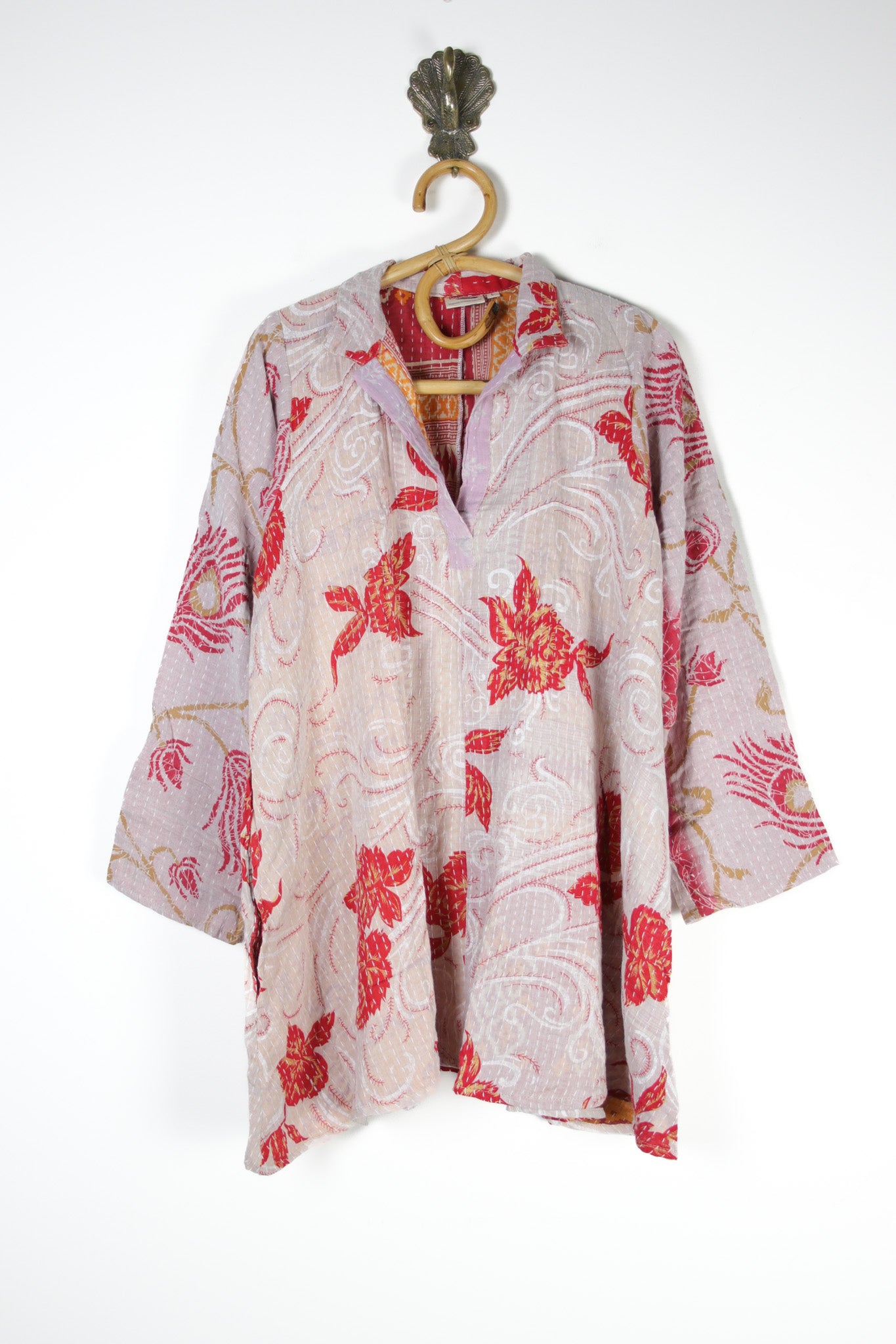 Poppy Kantha Tunic L (12600)
