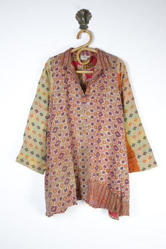 Poppy Kantha Tunic L (12604)