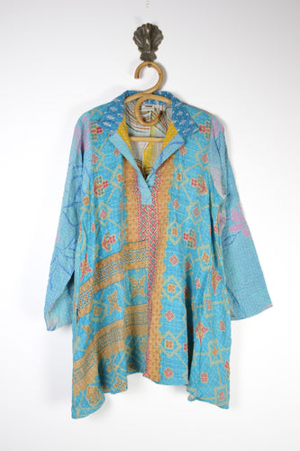 Poppy Kantha Tunic L (15352)