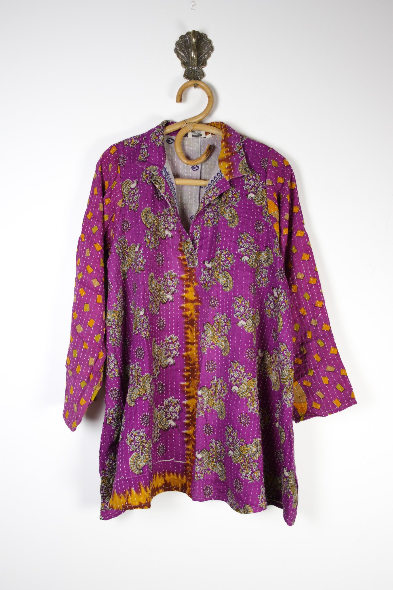 Poppy Kantha Tunic L (15355)