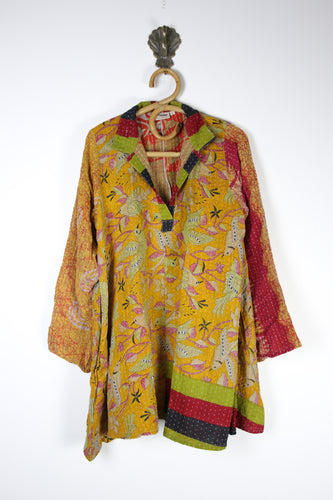 Poppy Kantha Tunic L (15358)