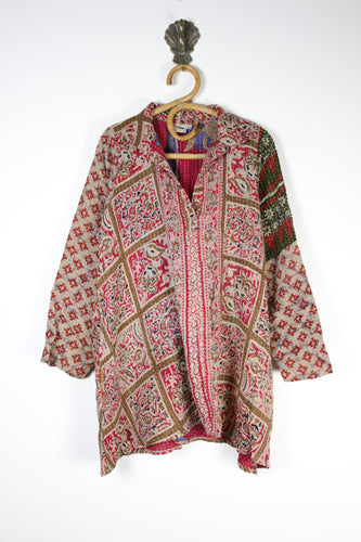 Poppy Kantha Tunic M (12614)