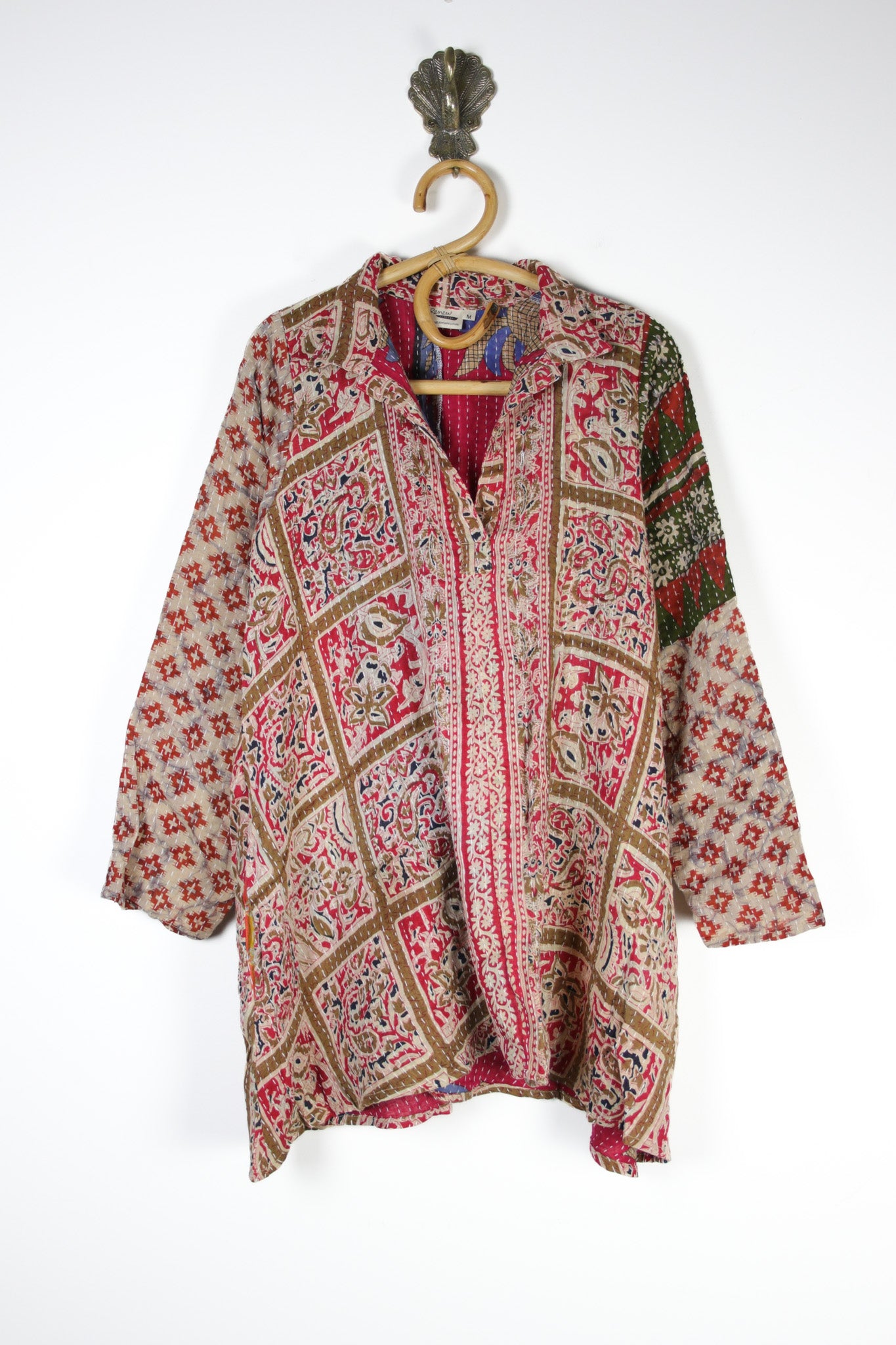 Poppy Kantha Tunic M (12614)
