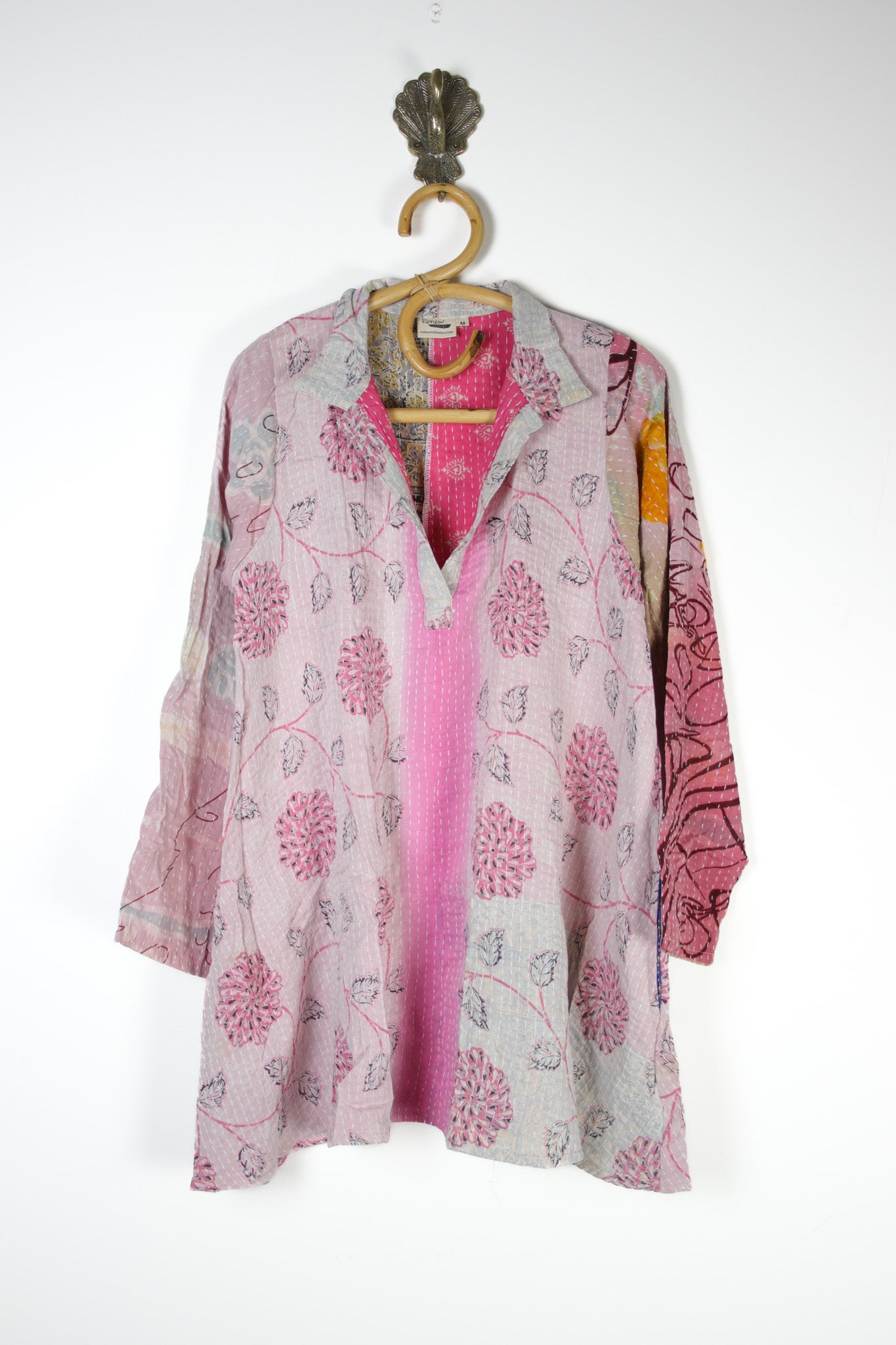 Poppy Kantha Tunic M (15343)