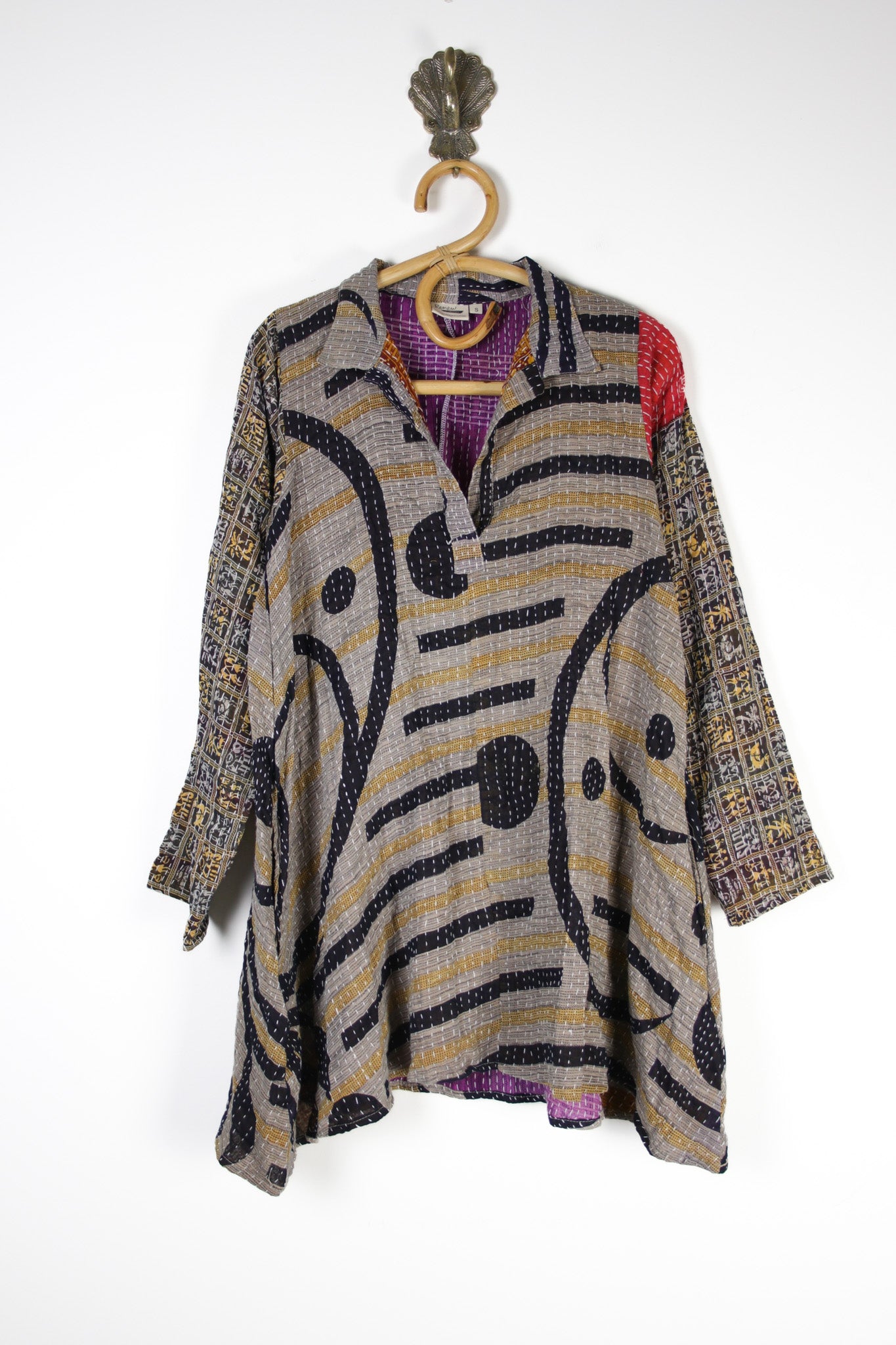 Poppy Kantha Tunic S (12635)