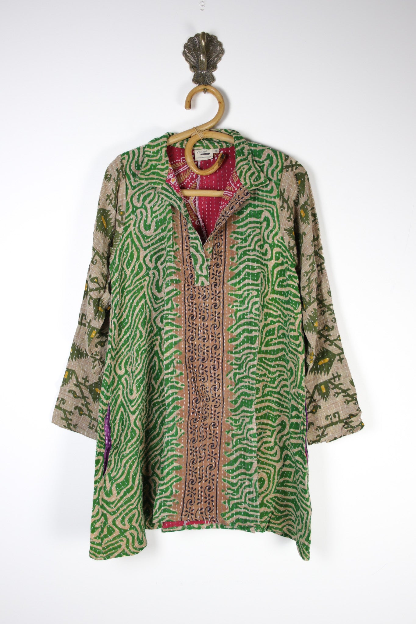 Poppy Kantha Tunic S (15336)