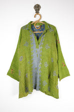 Cargar imagen en el visor de la galería, Poppy Kantha Tunic XL (12559)
