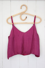 Load image into Gallery viewer, Reversible Recycled Silk Cami L (1566)