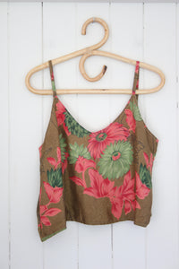 Reversible Recycled Silk Cami L (1569)