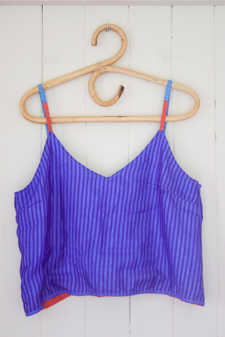 Reversible Recycled Silk Cami L (1530)