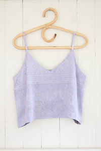 Reversible Recycled Silk Cami L (1533)