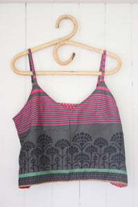 Reversible Recycled Silk Cami L (1535)