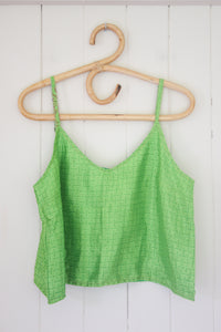 Reversible Recycled Silk Cami L (1537)