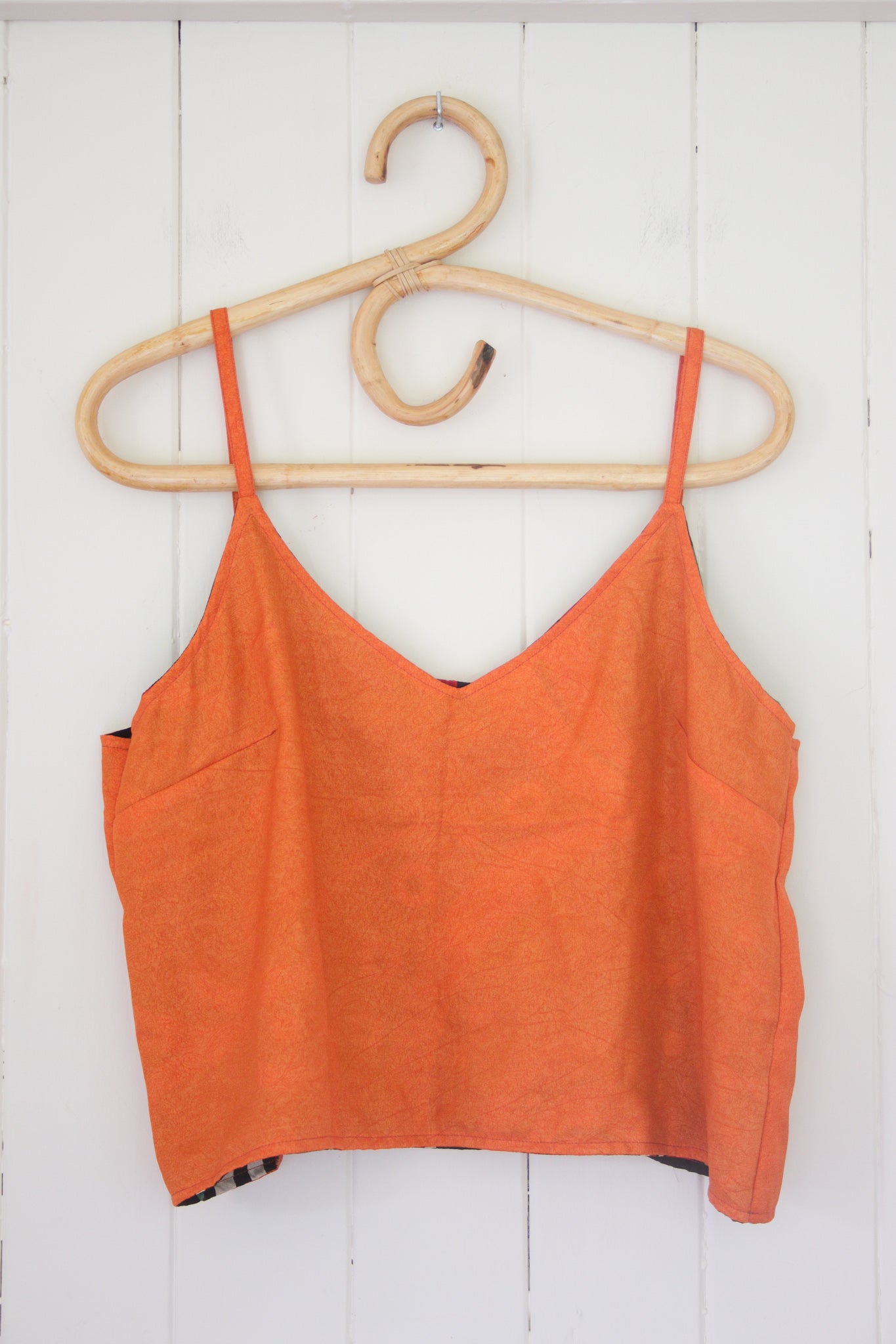 Reversible Recycled Silk Cami L (1539)