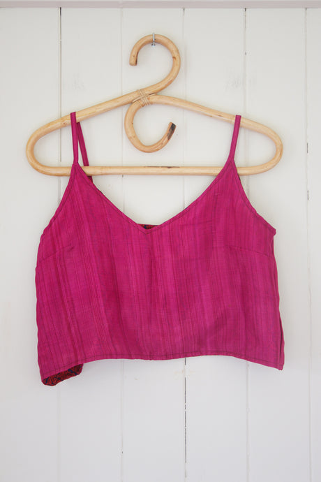 Reversible Recycled Silk Cami S (1511)