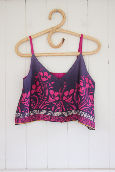 Reversible Recycled Silk Cami S (1563)