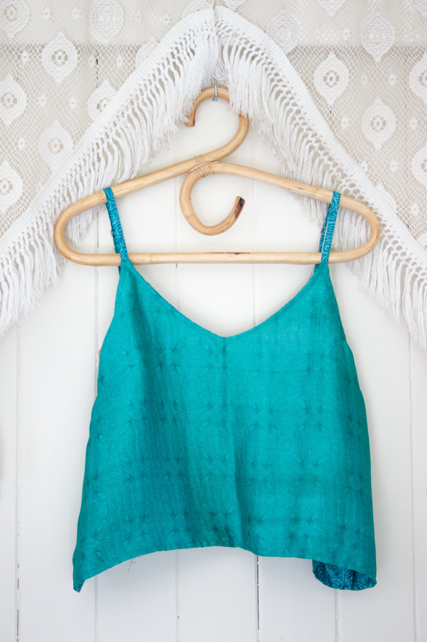 Reversible Recycled Silk Cami L (1560)