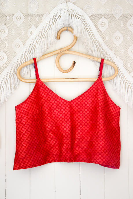 Reversible Recycled Silk Cami M (1550)