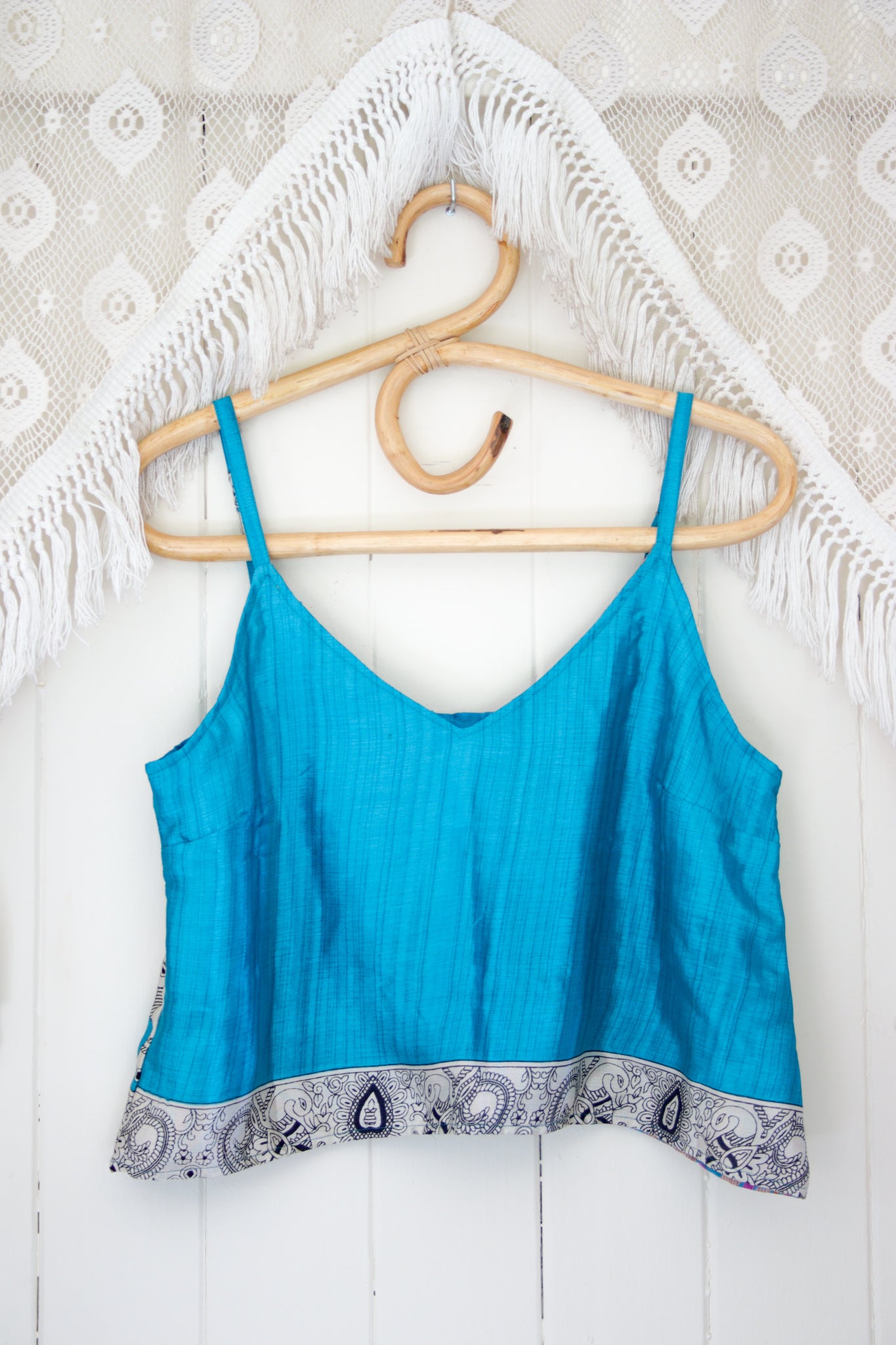 Reversible Recycled Silk Cami M (1554)