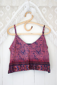 Reversible Recycled Silk Cami M (1555)