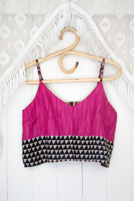 Reversible Recycled Silk Cami S (1543)