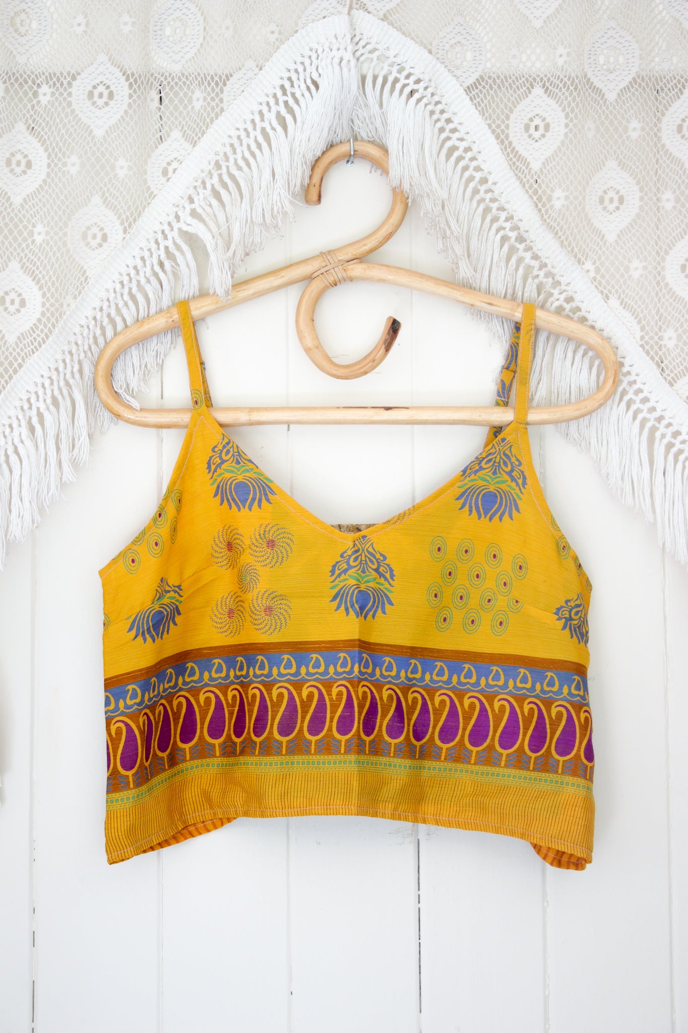 Reversible Recycled Silk Cami S (1544)