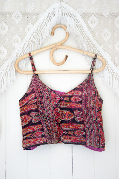Reversible Recycled Silk Cami S (1545)