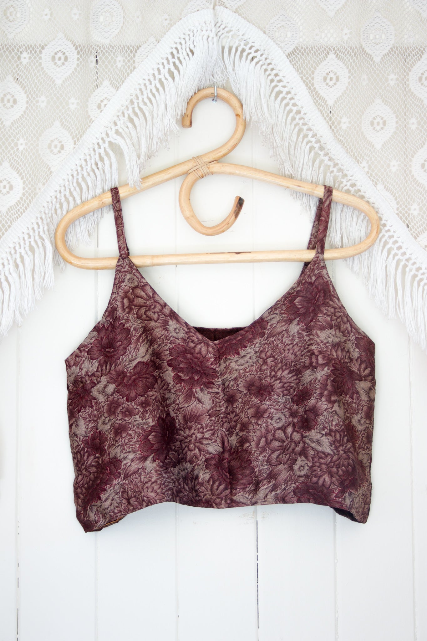 Reversible Recycled Silk Cami S (1547)