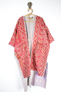 Kantha Ruana Long Sleeve (14561)
