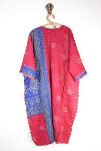 Kantha Ruana Long Sleeve (14564)