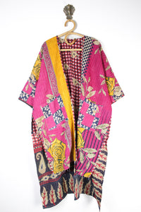 Kantha Ruana Long Sleeve (14566)
