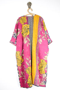 Kantha Ruana Long Sleeve (14566)