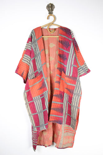 Kantha Ruana Long Sleeve (14580)