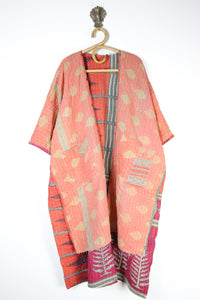 Kantha Ruana Long Sleeve (14580)