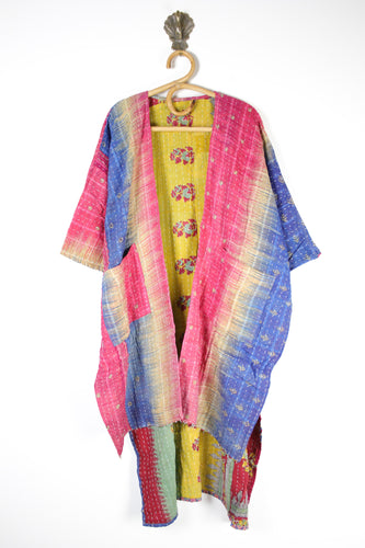 Kantha Ruana Long Sleeve (14581)
