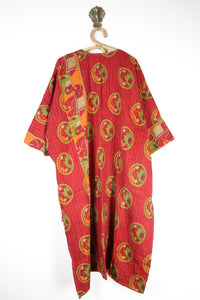 Kantha Ruana Long Sleeve (14582)