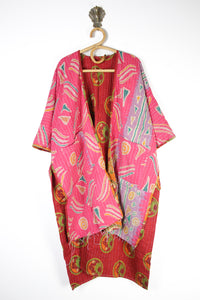 Kantha Ruana Long Sleeve (14582)