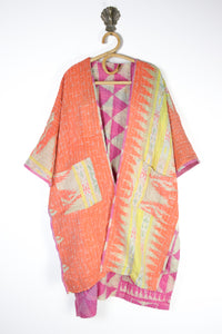 Kantha Ruana Long Sleeve (12522)