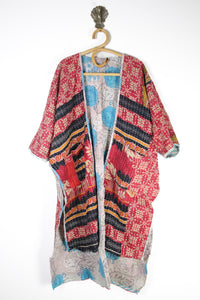 Kantha Ruana Long Sleeve (12533)