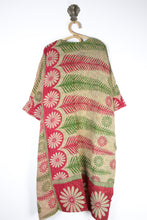 Cargar imagen en el visor de la galería, Kantha Ruana Long Sleeve (12534)